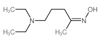 (NZ)-N-(5-diethylaminopentan-2-ylidene)hydroxylamine结构式