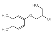 1,2-Propanediol,3-(3,4-dimethylphenoxy)-结构式