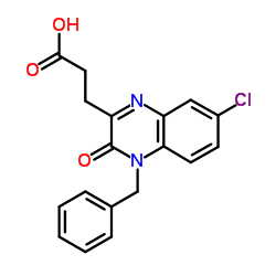 3-(4-BENZYL-7-CHLORO-3-OXO-3,4-DIHYDRO-QUINOXALIN-2-YL)-PROPIONIC ACID图片