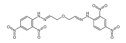 diglycolaldehyde bis(2,4-dinitrophenylhydrazone) Structure