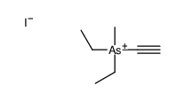 diethyl-ethynyl-methylarsanium,iodide结构式