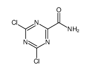 4,6-dichloro-1,3,5-triazine-2-carboxamide结构式