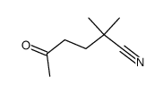 Hexanenitrile, 2,2-dimethyl-5-oxo- (9CI)结构式