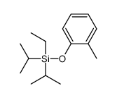 ethyl-(2-methylphenoxy)-di(propan-2-yl)silane Structure