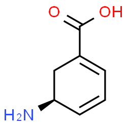 1,3-Cyclohexadiene-1-carboxylicacid,5-amino-,(5S)-(9CI) structure