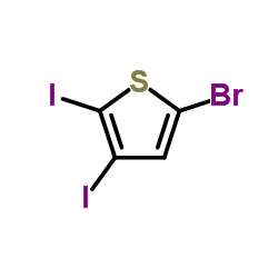 5-Bromo-2,3-diiodothiophene结构式