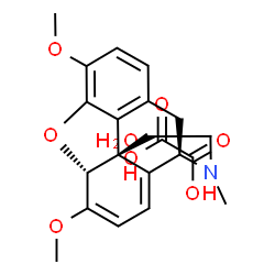 Thebaine bioxalate monohydrate Structure
