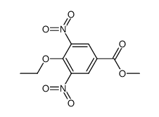 4-Aethoxy-3,5-dinitro-benzoesaeure-methylester Structure