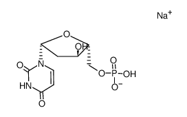 2'-deoxyuridine 5'-monophosphate sodium Structure