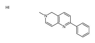 6-methyl-2-phenyl-5H-1,6-naphthyridin-1-ium,iodide Structure