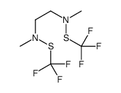 N,N'-dimethyl-N,N'-bis(trifluoromethylsulfanyl)ethane-1,2-diamine Structure