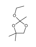 2-ethoxy-2,4,4-trimethyl-1,3-dioxolane Structure