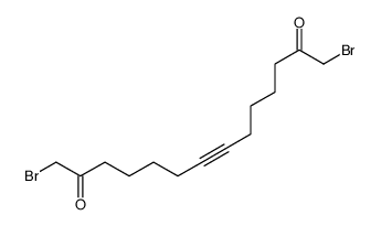 1,14-dibromotetradec-7-yne-2,13-dione结构式