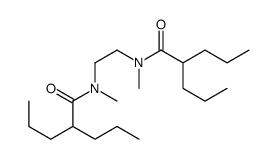 N-methyl-N-[2-[methyl(2-propylpentanoyl)amino]ethyl]-2-propylpentanamide结构式