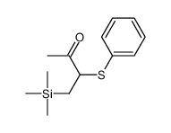 3-phenylsulfanyl-4-trimethylsilylbutan-2-one Structure