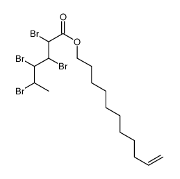 undec-10-enyl 2,3,4,5-tetrabromohexanoate Structure