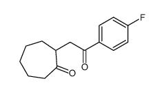 2-[2-(4-fluorophenyl)-2-oxoethyl]cycloheptan-1-one Structure