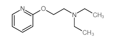 N,N-diethyl-2-pyridin-2-yloxy-ethanamine Structure