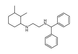 N'-benzhydryl-N-(2,3-dimethylcyclohexyl)ethane-1,2-diamine结构式