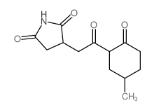 3-[2-(5-methyl-2-oxo-cyclohexyl)-2-oxo-ethyl]pyrrolidine-2,5-dione Structure