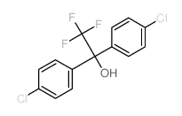 (Bis-(p-chlorophenyl)trifluoromethyl carbinol)结构式