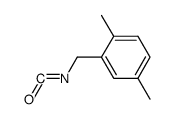 2-(isocyanatomethyl)-1,4-dimethylbenzene Structure