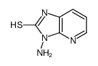 3-amino-1H-imidazo[4,5-b]pyridine-2-thione结构式