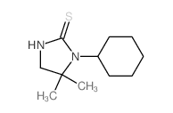 2-Imidazolidinethione,1-cyclohexyl-5,5-dimethyl-结构式