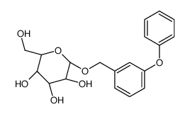 3-phenoxybenzylglucoside structure