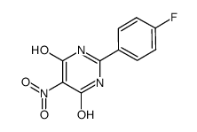 2-(4-FLUOROPHENYL)-6-HYDROXY-5-NITRO-4(3H)-PYRIMIDINONE Structure