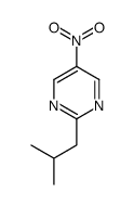 2-(2-methylpropyl)-5-nitropyrimidine Structure