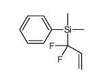 1,1-difluoroprop-2-enyl-dimethyl-phenylsilane结构式