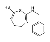 7-(benzylamino)-4,5-dihydro-3H-1,3,6-thiadiazepine-2-thione Structure