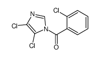 (2-氯苯基)(4,5-二氯-1H-咪唑-1-基)甲酮结构式