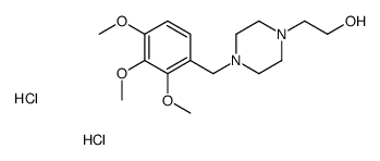2-[4-[(2,3,4-trimethoxyphenyl)methyl]piperazin-1-yl]ethanol,dihydrochloride Structure