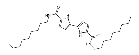 N-nonyl-5-[5-(nonylcarbamoyl)-1H-pyrrol-2-yl]-1H-pyrrole-2-carboxamide Structure