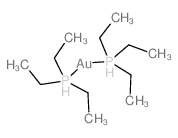 gold; triethylphosphanium structure