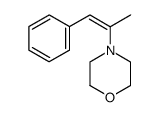 β-Morpholino-β-methyl styrene Structure
