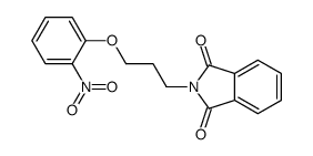 2-[3-(2-nitrophenoxy)propyl]isoindole-1,3-dione结构式