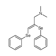 N,N-dimethyl-2,3-bis(phenylselanyl)prop-2-en-1-amine Structure