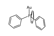 triphenylphosphinegold(I) cation结构式