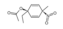 1-ethyl-4-methyl-4-nitrocyclohexa-2,5-dienyl acetate Structure