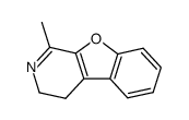 1-methyl-3,4-dihydro-benzo[4,5]furo[2,3-c]pyridine结构式
