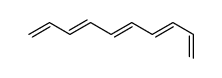 (3E,5E,7E)-deca-1,3,5,7,9-pentaene Structure
