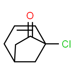 Bicyclo[3.2.1]oct-3-en-6-one,5-chloro-,(-)-结构式
