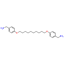 [1,10-Decanediylbis(oxy-4,1-phenylene)]dimethanamine Structure