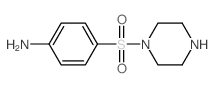 4-(Piperazin-1-ylsulfonyl)aniline structure