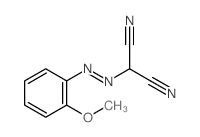 Propanedinitrile,2-[2-(2-methoxyphenyl)diazenyl]-结构式