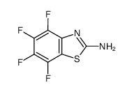 2-Benzothiazolamine,4,5,6,7-tetrafluoro-(9CI) structure