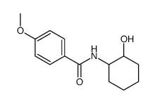 Benzamide, N-(2-hydroxycyclohexyl)-4-methoxy- (9CI) structure